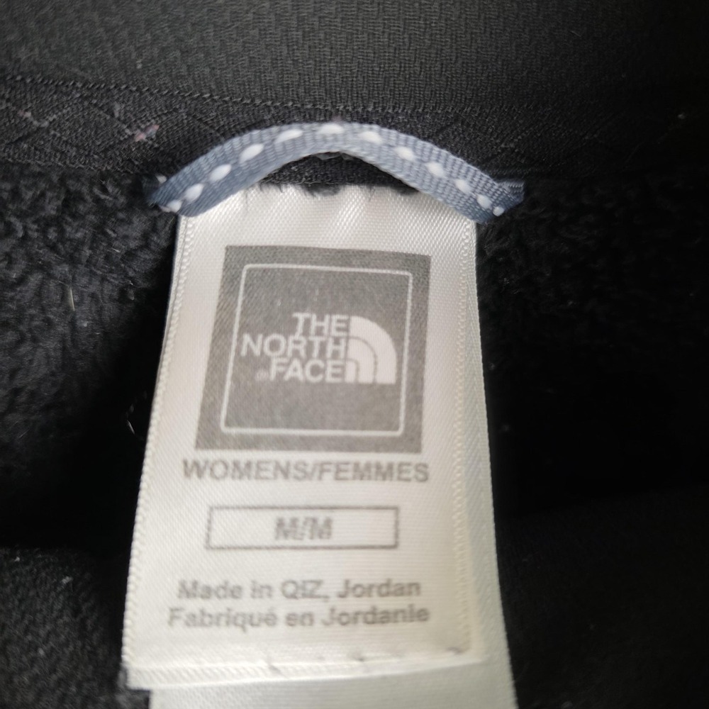 The North Face Sweatshirt‎ Womens Medium Black Fleece 1/4 Zip Pocket Pullover - Picture 3 of 9